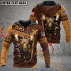 Maxcorners Wilderness Moose Hunting USA Flag Mutilcolor Custom Name Shirt 3D All Over Printed Clothes