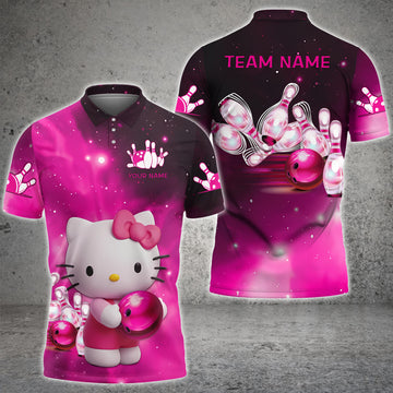 Maxcorners Bowling HK Personalized Name 3D Unisex Shirt