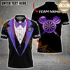 Maxcorners Gentleman Style Darts Jersey Multicolor Option Customized Name, Team Name 3D Polo Shirt