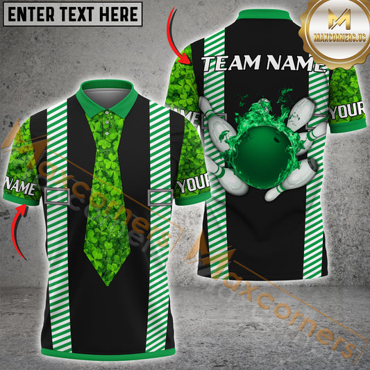 Maxcorners Saint Hat Trick'S Bowling Jersey Personalized Name, Team Name 3D Shirt