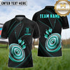 Maxcorner Archery Premium Crown Multicolor Option Customized Name 3D Shirt
