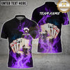 Maxcorners Blazing Royal Flush Multicolor Customized Name, Team Name 3D Shirt