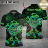 Maxcorners Neon Poker King Multicolor Customized Name, Team Name 3D Shirt