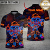 Maxcorners Neon Poker King Multicolor Customized Name, Team Name 3D Shirt