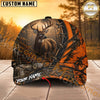 Maxcorners Hunting Lace-Up Orange Forest Personalized 3D Cap