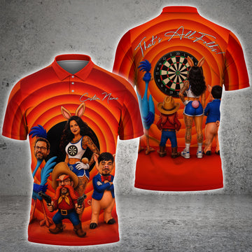 Maxcorners Darts 3D Customized Name Unisex Shirt For Misti 