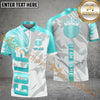 Maxcorners Ball Premium Golf Jersey Multicolor Option Customized Name, Team Name 3D Polo Shirt