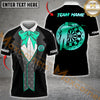Maxcorners Formal Tuxedo Darts Team Jersey Personalized Name, Team Name 3D Polo Shirt