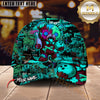 Maxcorners Bowling Zombie Teddy Multicolor Personalized Name 3D Cap