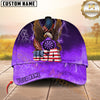 Maxcorners Darts Eagle USA Flag Personalized Name 3D Cap