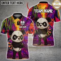 Maxcorners Kung Fu Panda Darts Multicolor Customized Name, Team Name 3D Shirts