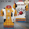 Maxcorners Bowling Cowboy Sheriff Customized Name, Team Name 3D Shirt