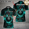 Maxcorners Billiards Dragon Fire Ball 8 Design Multicolor Customized Name, Team Name 3D Shirt