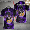 Maxcorners Billiards Dragon Fire Ball 8 9 Yin And Yang Multicolor Customized Name, Team Name 3D Shirt