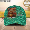 Maxcorners Deer & American Flag Retirement Plan Personalized Hat 3D Printed Multicolor