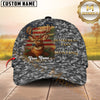Maxcorners Deer & American Flag Retirement Plan Personalized Hat 3D Printed Multicolor