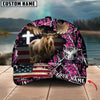 Maxcorners Cross America Hunting Moose Crack Camo Pattern Multicolor Option Personalized Cap