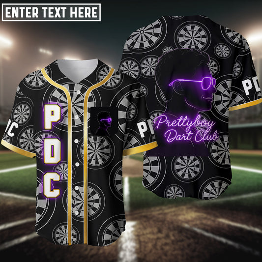Maxcorners PDC Darts Personalized Baseball Jersey For Garrusdon