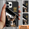 Maxcorners Deer Hunting Forest Classic Personalized Name Phone Case
