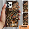 Maxcorners Wild Buck Camo Personalized Name Phone Case (4 colors)