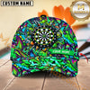 Maxcorners Darts Graffiti Gunners Darts Jersey  Multicolor Option Personalized Name 3D Cap
