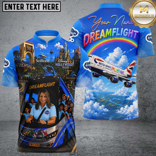 Maxcorners Dreamflight Customized Name Shirt For Virginia