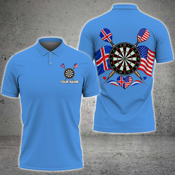 Maxcornerss Darts US Flag Custom 3D Shirts For SíSí