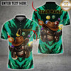 Maxcorners Billiard Ball 8 Funny Multicolor Options Personalized Name, Team Name 3D Polo Shirt (4 Colors)