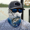Maxcorners Ocean Fishing Anchor 3D Neck Gaiter (6 Fish Species)