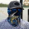 Maxcorners Fishing Ocean Wave Power 3D Neck Gaiter (12 Fish Species)