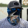 Maxcorners Fishing Ocean Wave Power 3D Neck Gaiter (12 Fish Species)