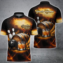 Maxcorners Bowling Team Bowling Personalized Name 3D Unisex Shirt For Gabor Nap