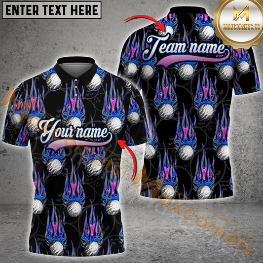 Maxcorners Golf Precision Heat Multicolor Options Personalized Name, Team Name 3D Shirt