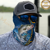 Maxcorners Fishing Dynamic Water Splash 3D Neck Gaiter (13 Fish Species)