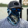 Maxcorners Fishing Dynamic Splash Art 3D Neck Gaiter (13 Fish Species)