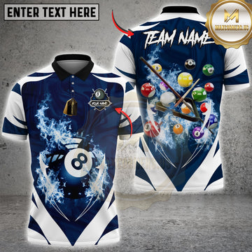 Maxcorners Infernal Break – 8 Ball Billiards Legends Personalized Name 3D Unisex Shirt