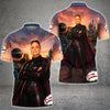 Maxcorners Theme Park Superhero Adventure Man & Woman 3D Shirts For Virginia