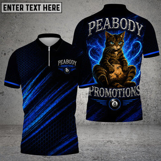 Maxcorners Peabody 8 Ball Cat 3D Shirt For Stefan