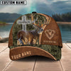 Maxcorners Deer Hunting Cross Camouflage Pattern Multicolor Option Personalized 3D Cap