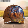 Maxcorners Deer Hunting Cross Leather Pattern Multicolor Option Personalized 3D Cap