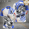 Maxcorners Bowling Wolf Strike Power Multicolor Customized Name, Team Name 3D Shirts