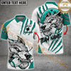 Maxcorners Bowling Wolf Strike Power Multicolor Customized Name, Team Name 3D Shirts