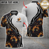 Maxcorners Billiard Inferno 8-Ball Multicolor Options Personalized Name, Team Name 3D Shirt
