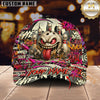 Maxcorners Bowling Mad Bowl Graffiti Style Multicolor Personalized Name 3D Cap