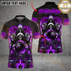 Maxcorners Billiard Ball 8 Pool Skull Dragon Multicolor Personalized Name, Team Name 3D Shirt