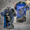 Maxcorners Darts Fire Skull Dartboard Multicolor Customized Name, Team Name 3D Shirts