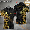 Maxcorners Billiard 8-Ball Pool With Tribal Style Multicolor Customized Name, Team Name 3D Shirts
