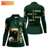 Maxcorners Birdie Bogey Eagle Par Cheers Fckers Golf And Beer St Patrick's Day Green Women's Golf Tops, Ladies Golf Polos