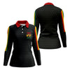 Maxcorners Juneteenth They Not Like Us Africa Performance Golf Polo Shirt, Golf Shirts For Women, Women's Golf Apparel LM1507