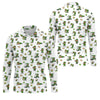 Maxcorners St Patrick's Day Leprechaun Golf And Beer Golf Pose Shamrock Golf Shirt, Golf Shirts For Men